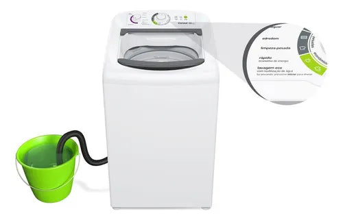 Máquina de Lavar Consul Cwh12bb Branca 12kg com Dosagem Econômica e Ciclo Edredom